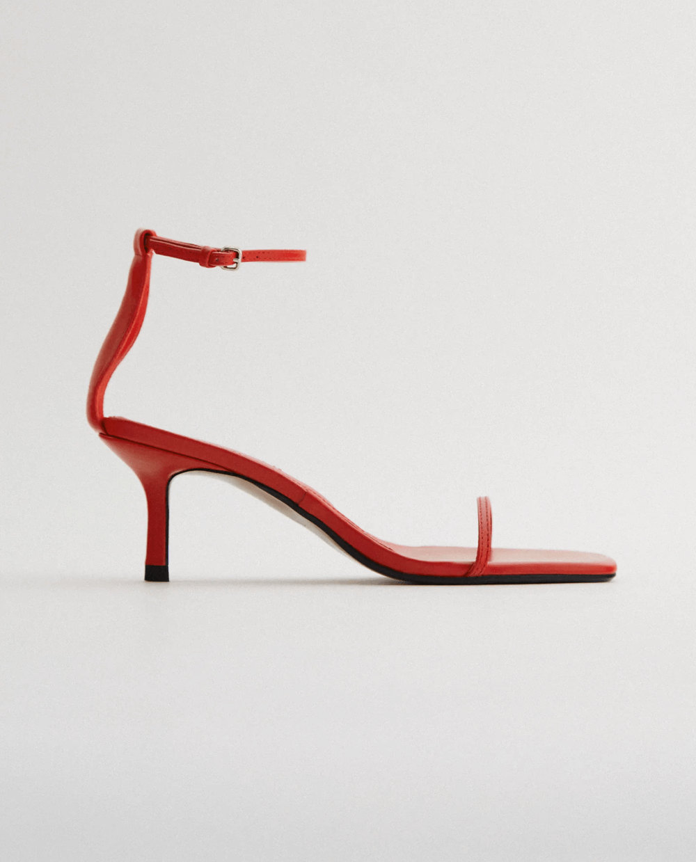 Nevada strappy heeled sandals in red